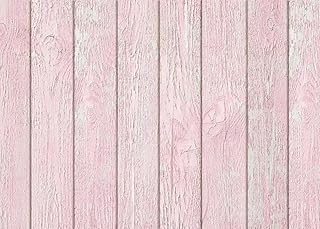 BELECO 6x4ft Fabric Pink Wood Backdrops Pastel Wooden Background for Pictures Rustic Wood Planks Wooden Board Wall Backdrop Baby Shower Birthday Party Decor Newborn Kids Portrait Shoot Photo Props