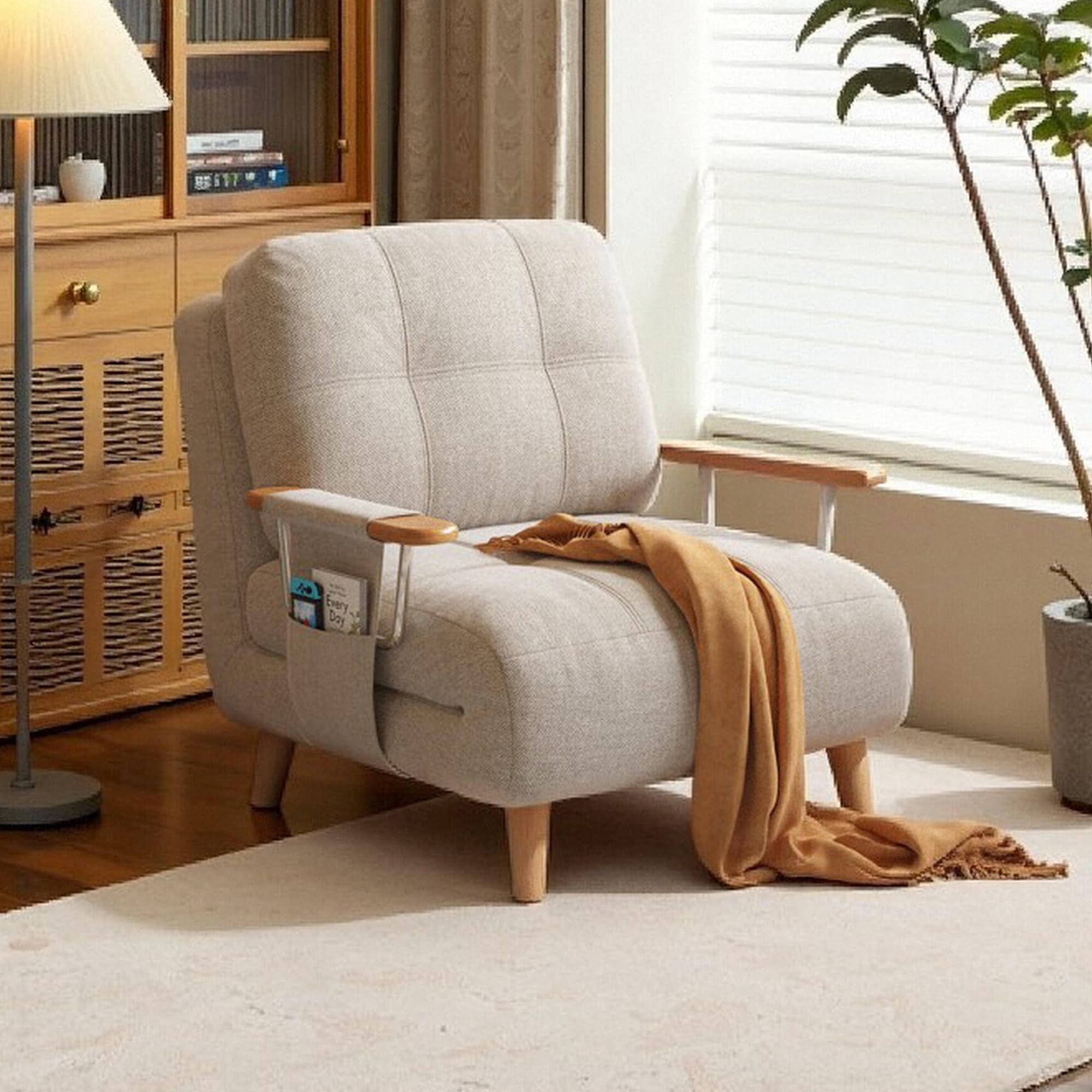 Amazon.com: Vakdle 5-in-1 Convertible Chair Bed Sleeper, 5
