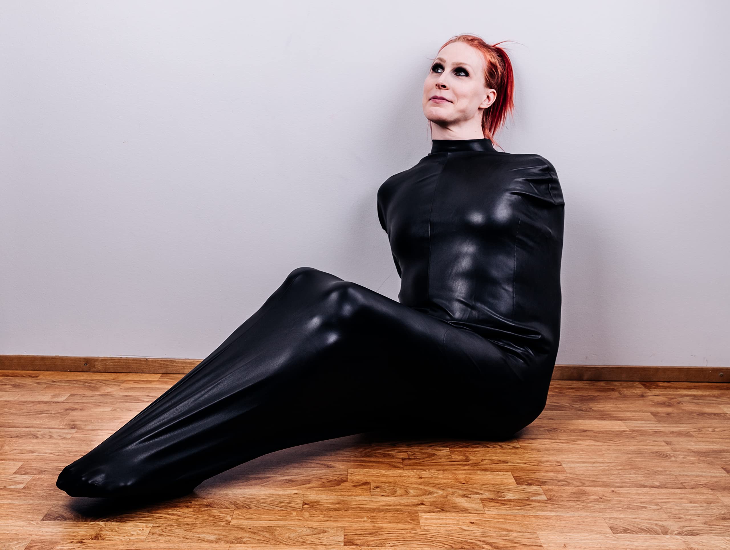 bondage schlafsack Rubberfashion Extrem Color:Viola features:speed Fahrrad Rahmen Rennrad