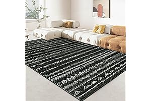 Moroccan Geometric 8x10 Rug: Perfect for Living Room, Bedroom, Offices and More