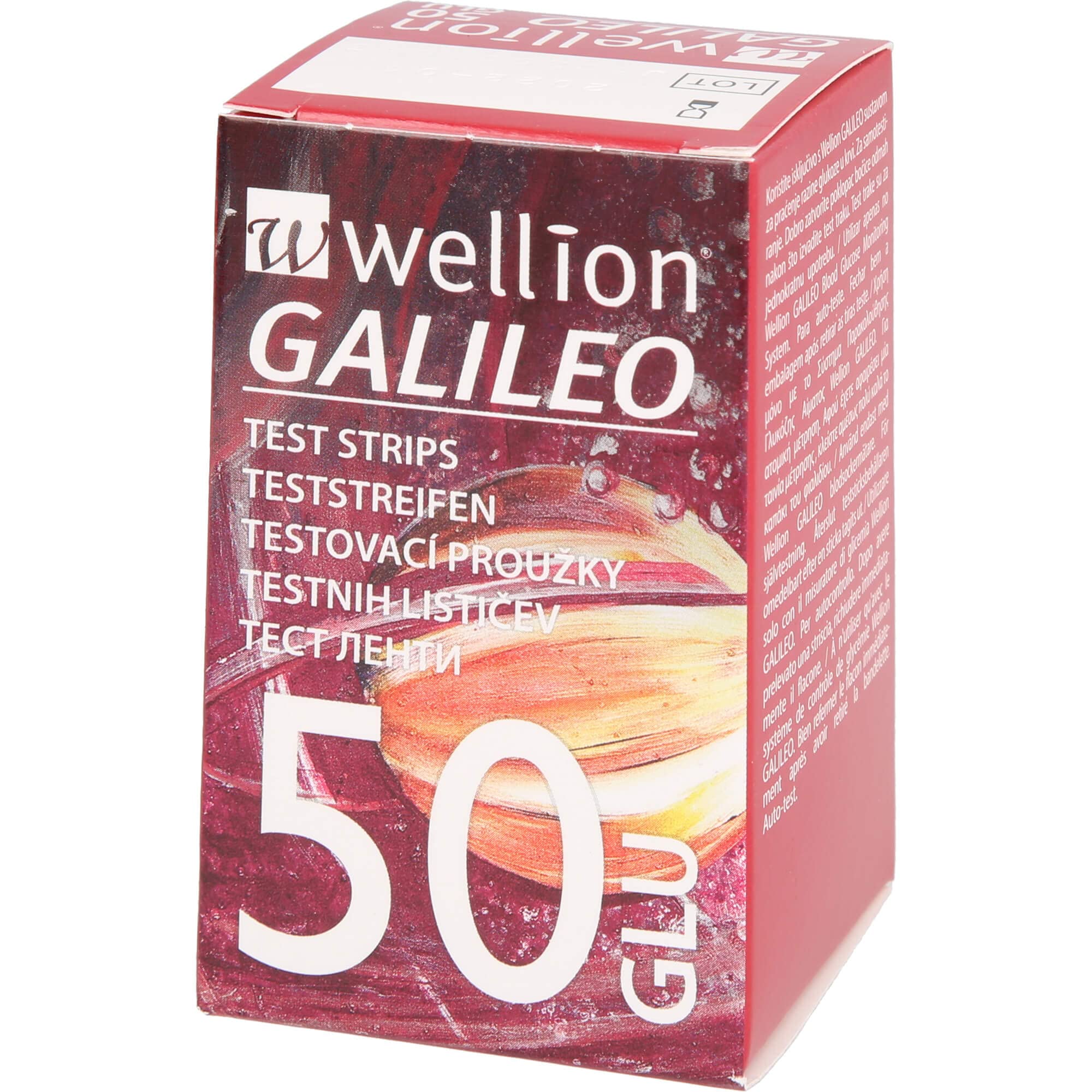 Wellion Galileo Blutzucker-Teststreifen, 50 Stück