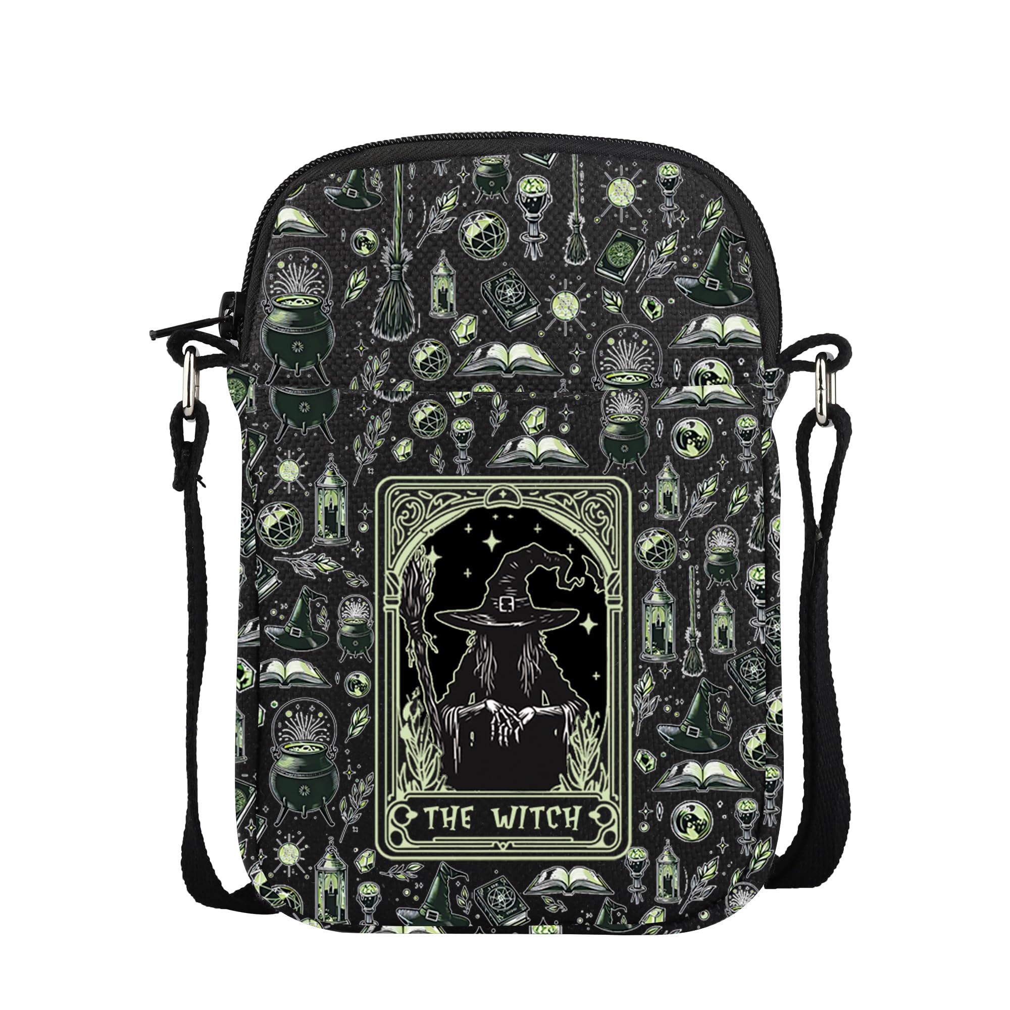 CMNIM Witch Gift Ideas Witchy Mini Crossbody Bag Witch Theme Gifts Witchcraft Gifts Wiccans Inspired Cell Phone Wallet