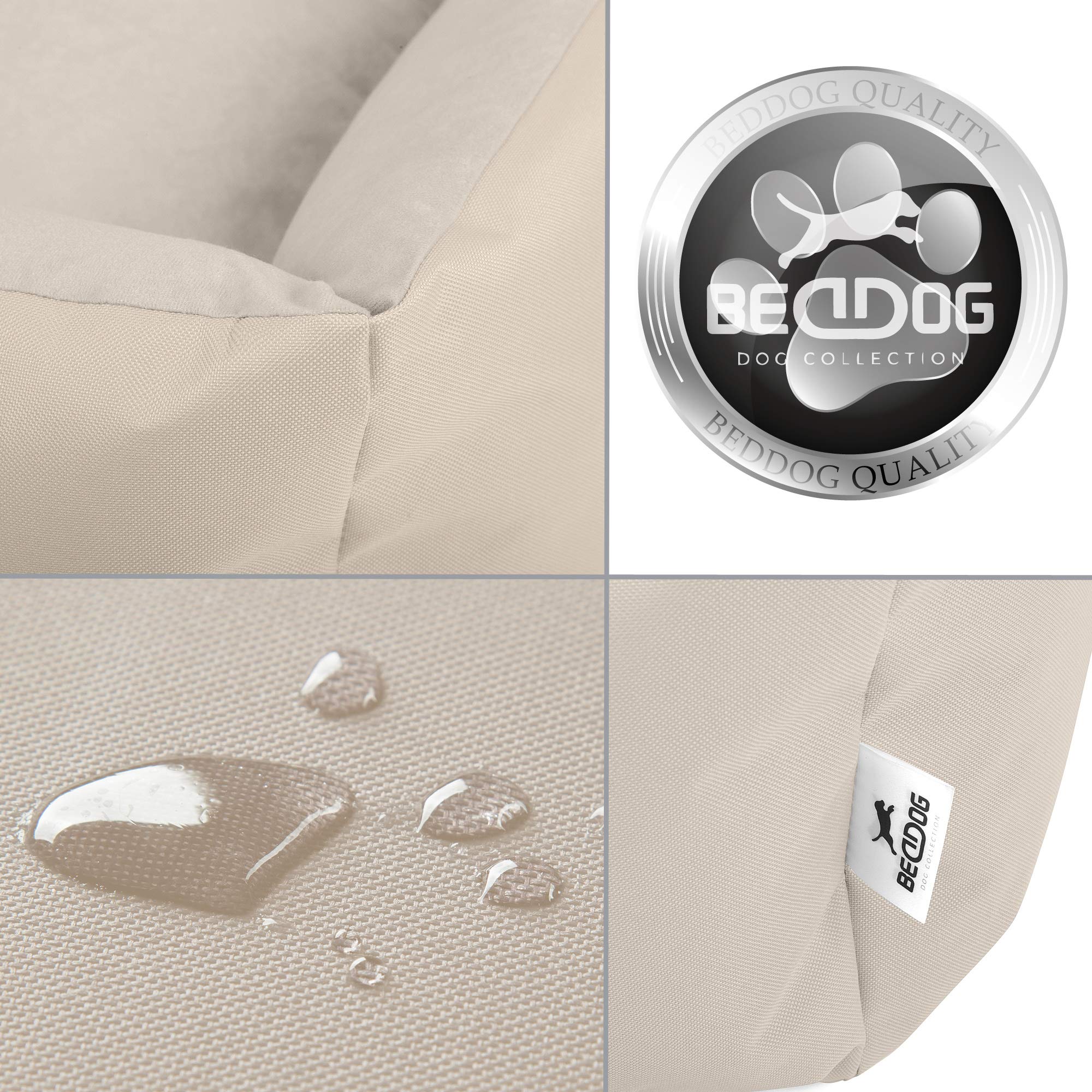 BedDog Zara - Cama para Perros con Funda extraíble y Lavable, sofá para Perros medianos XL
