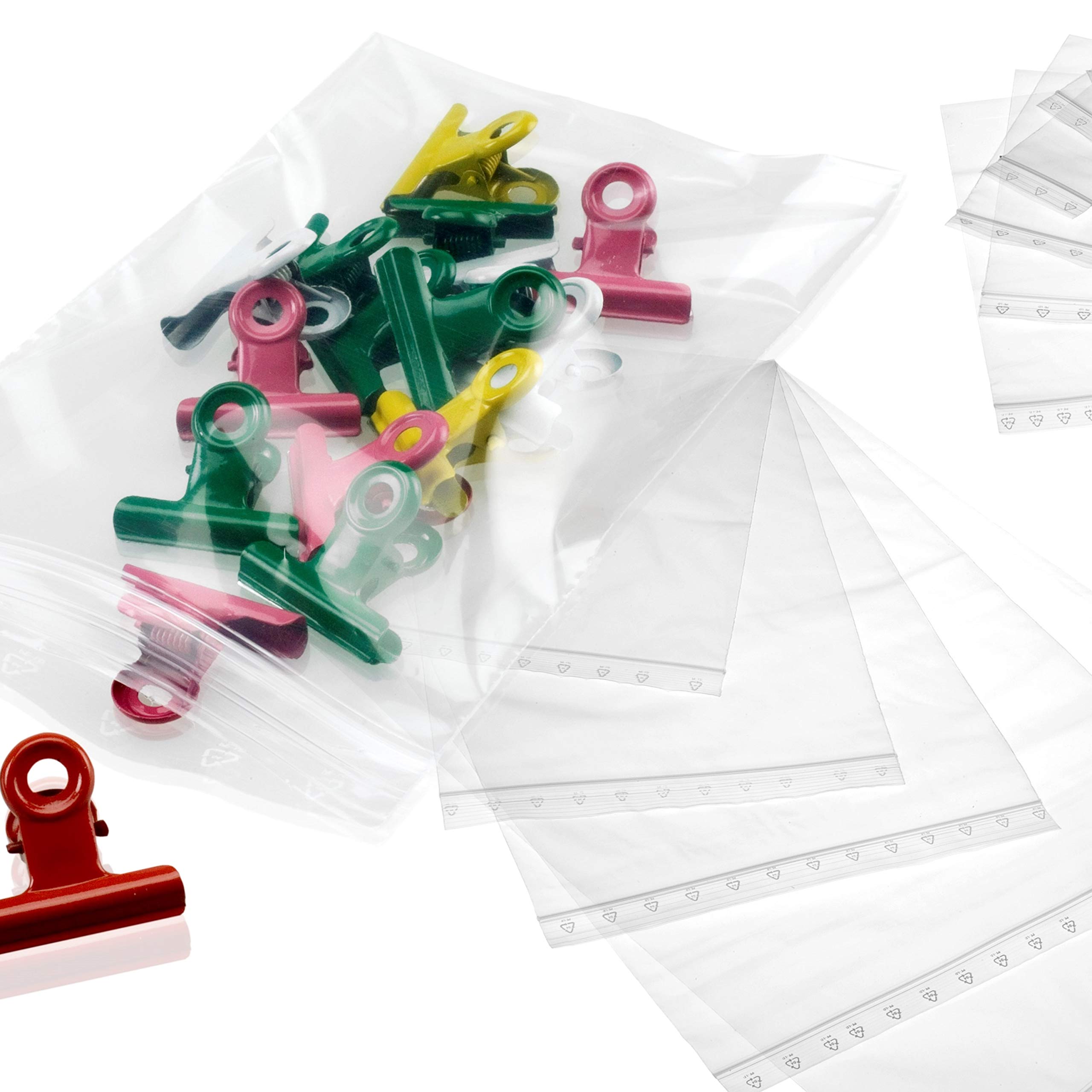 3000x Druckverschlussbeutel 400x600mm 50my - Druckverschluss Beutel transparent (LDPE-Folie)- Zipbeutel Folienbeutel wiederverschließbar - Plastikbeutel Polybeutel lebensmittelunbedenklich