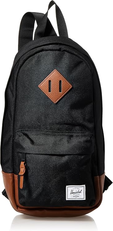 Herschel Supply Co. Heritage Shoulder Black/Tan, 8L