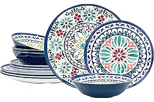 Zak Designs Melamine Divine Plate Set