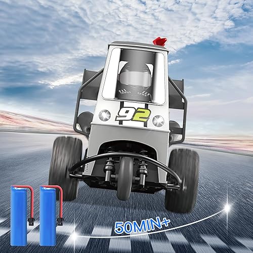 Miniatura 6 de OFUN Coche de control remoto a escala completa 116 RC Drift Car para niños con luces LED, sonido y rociador, regalo de cumpleaños para 3, 4, 5, 6,