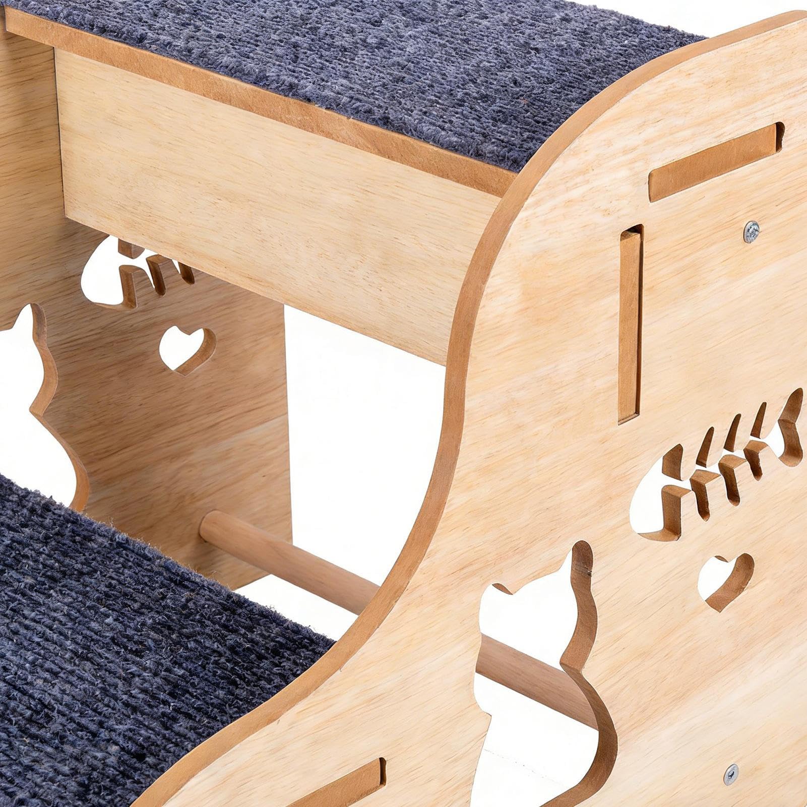 Escalier pour Chien pour Lit Rampe d'escalier antidérapante Robuste