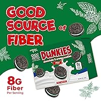 Vista 27 de ChocZero Galletas sándwich de chocolate keto con crema, Dunkies bajos en azúcar sin gluten (1 caja, 9 onzas)