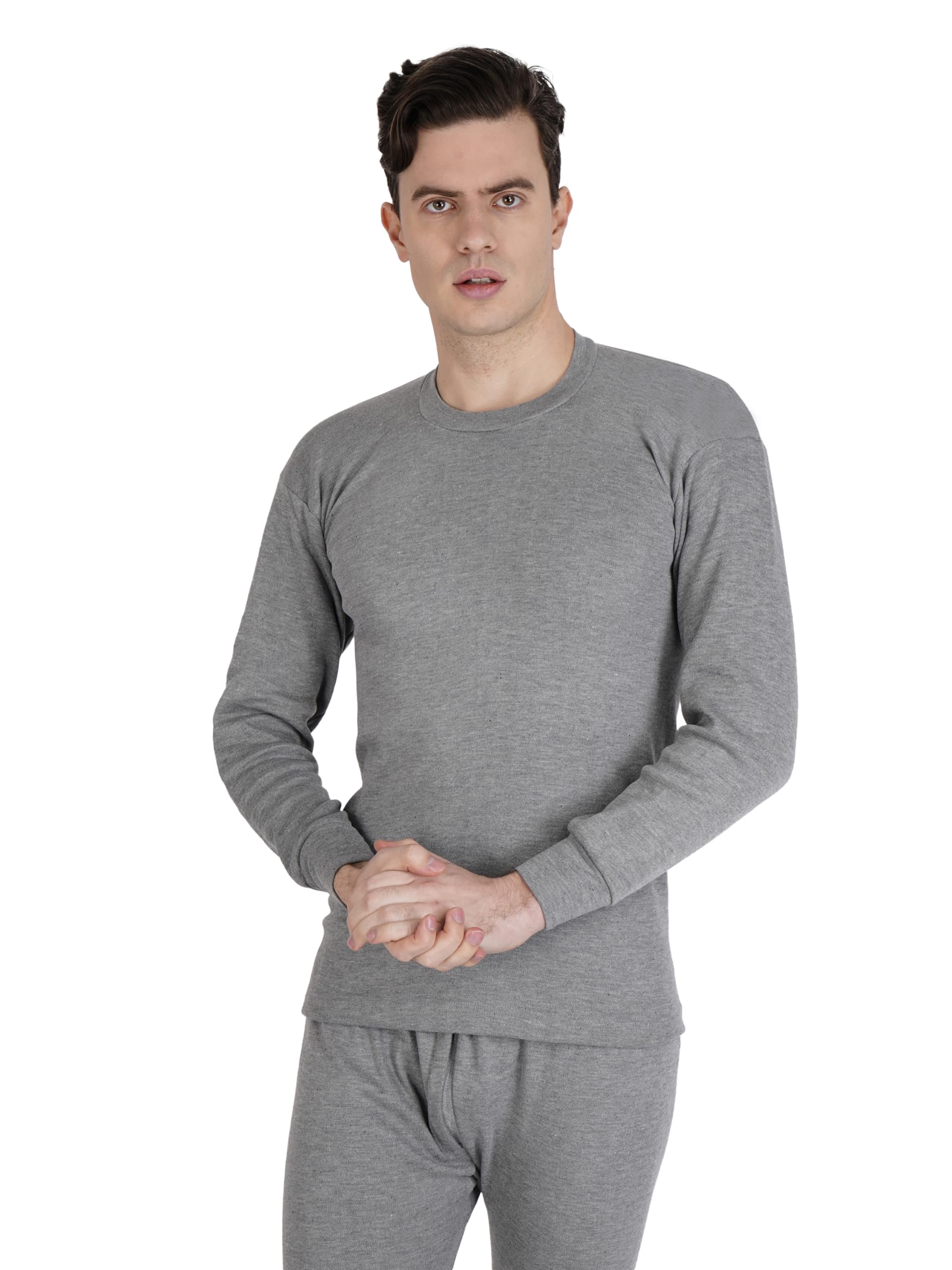 fabvio plus Winter wear Men's Thermal Top with Round Neck and Long Sleeve-picture-13