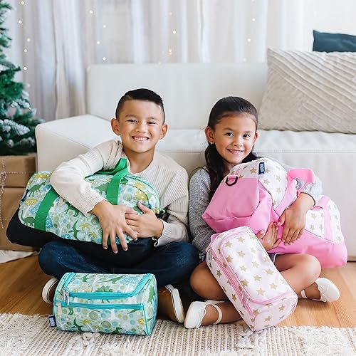 Miniatura 8 de Wildkin Bolsa de Lona Overnighter para Niños para Niñas Tamaño de Equipaje de Mano, Ideal para la Escuela y Pijamadas, Azteca