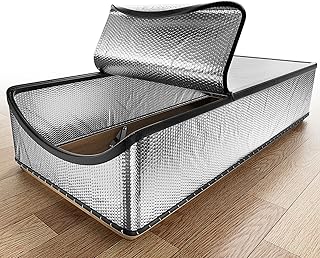 Attic Stairs Insulation Cover, 25 in x 54 in x 11in Thick & Robust Attic Ladder Insulation Cover - Attic Stairway Insulation Cover, Attic Door Insulation Cover with Zipper, No Leaking