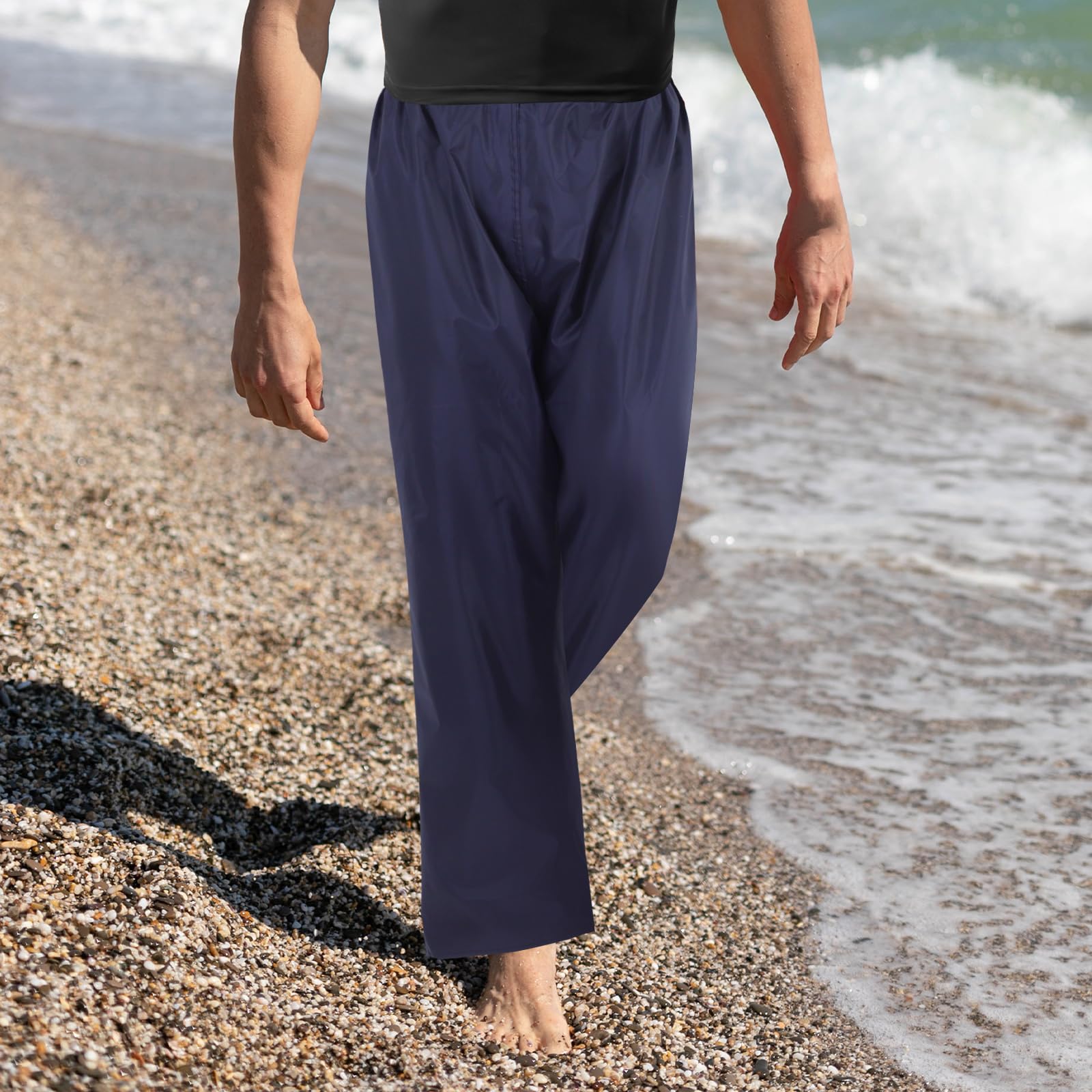 VALICLUD Pantalons De Pluie pour Hommes Pantalons De Pluie pour Femmes Pantalons De Pantalons Imperméables Hommes Et Femmes