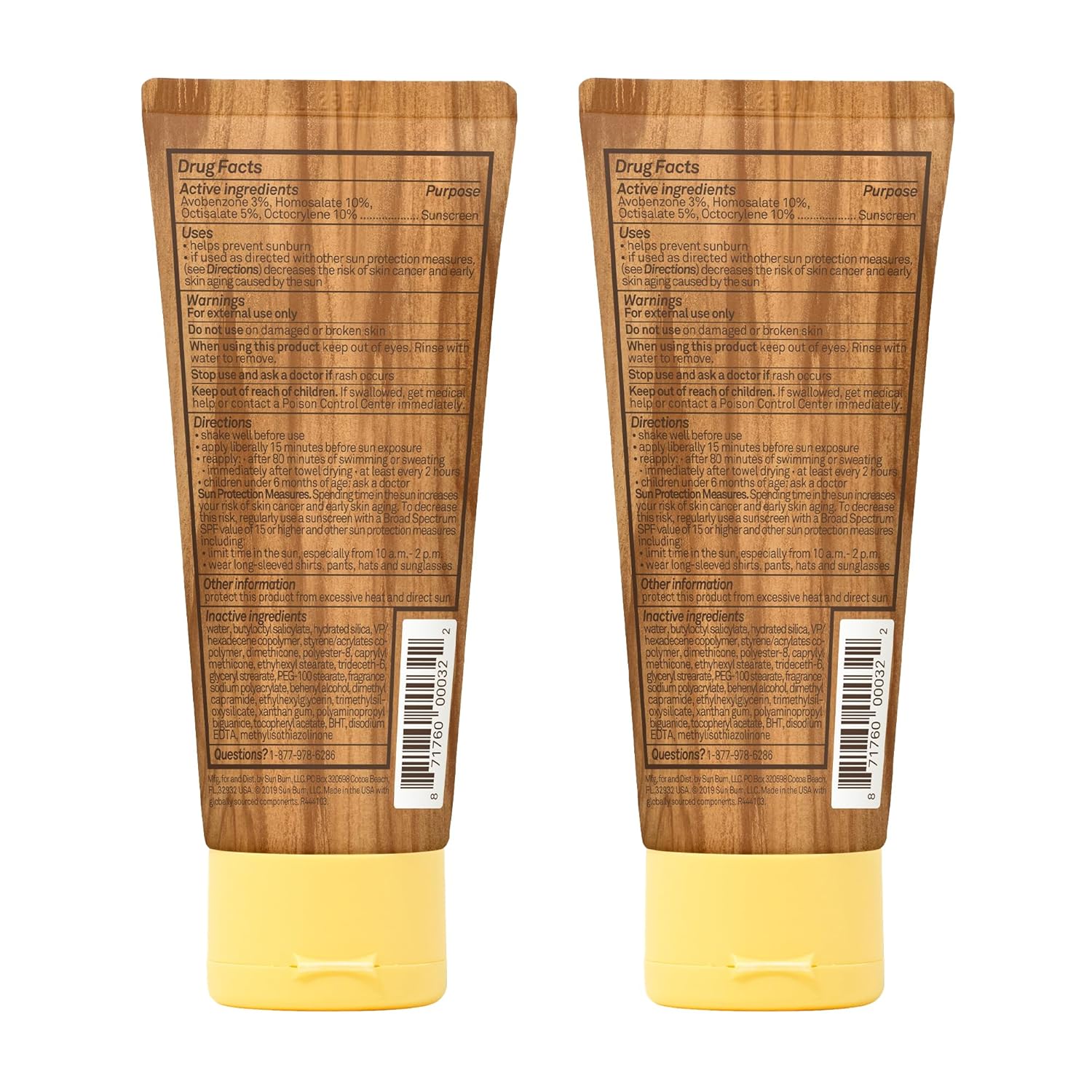 Sun Bum Original Spf 50 Sunscreen Lotion Vegan and Reef Friendly (octinoxate & Oxybenzone Free) Broad Spectrum Moisturizing Uva/uvb With Vitamin E 3 Ounce 2 Pack