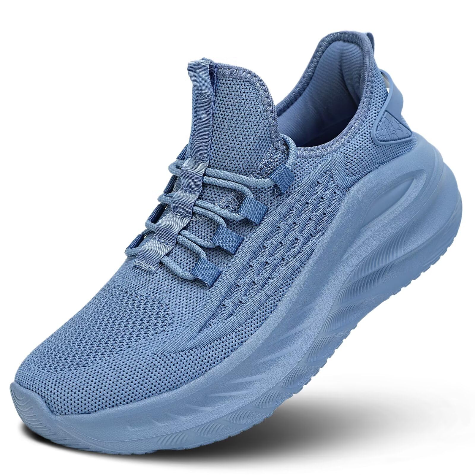 Mens Walking Shoes Fashion Tennis Walking Slip on Sneakers Casual Gym Workout Lightweight Comfortable Trainers