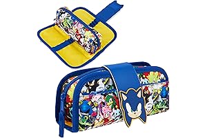 Sonic The Hedgehog Pencil Case for Boys | Sonic Pencil Pouch with...