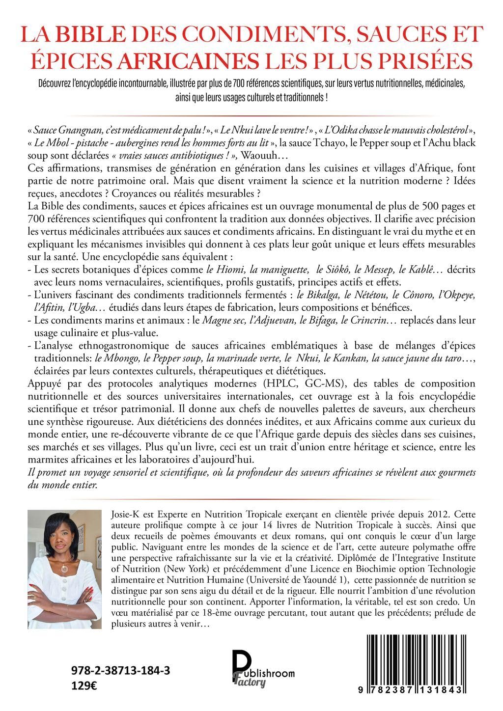La Bible des condiments, sauces et épices africaines les plus prisées