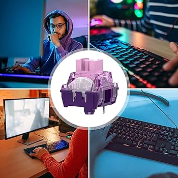 Amazon | キーボードスイッチ、ラベンダーパープルスイッチ