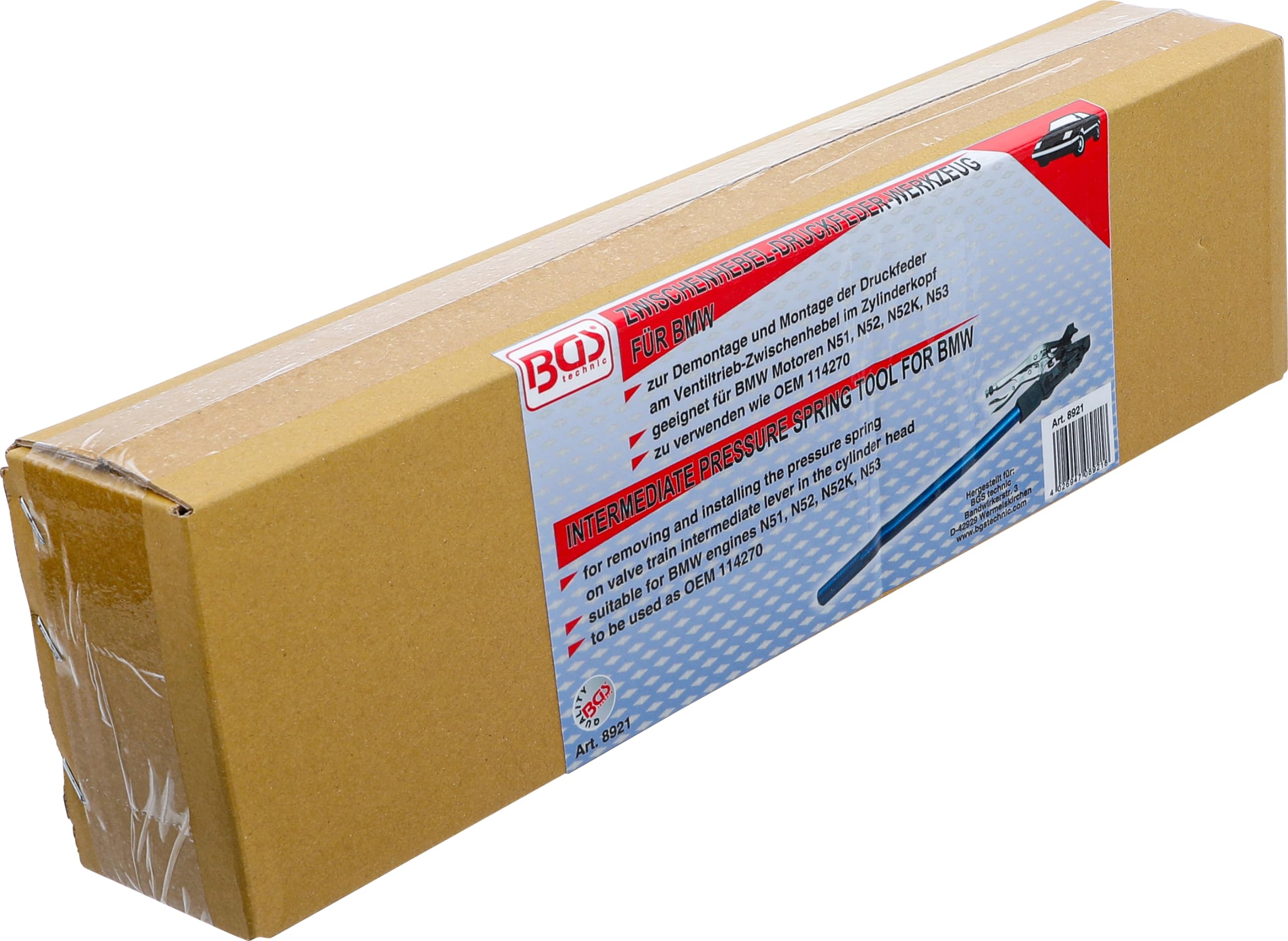 BGS 8921 | Herramienta para el muelle de la palanca intermedia | para BMW
