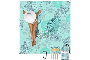 Airensky Sand Repellent Beach Blanket: A Shore-Bound Haven of Comfort and Convenience