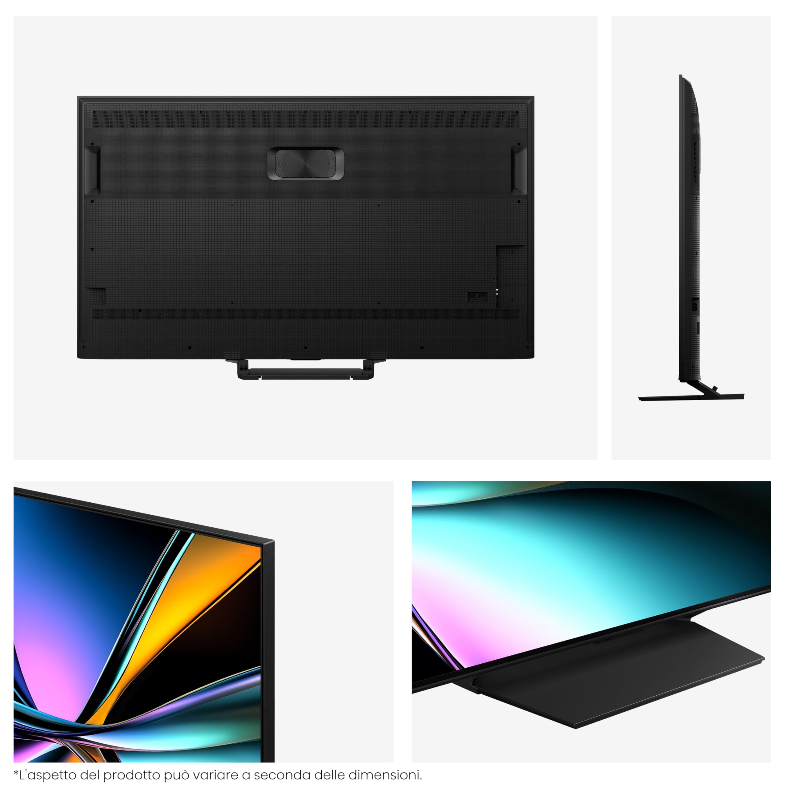 Hisense Smart TV MiniLED 85" 4K 85U7Q PRO, Smart TV VIDAA con 1000+APP, Dolby Vision IQ, HDR 10+ Adaptive, 165Hz Game Mode Ultra, Dolby Atmos 2.1.2 con Subwoofer