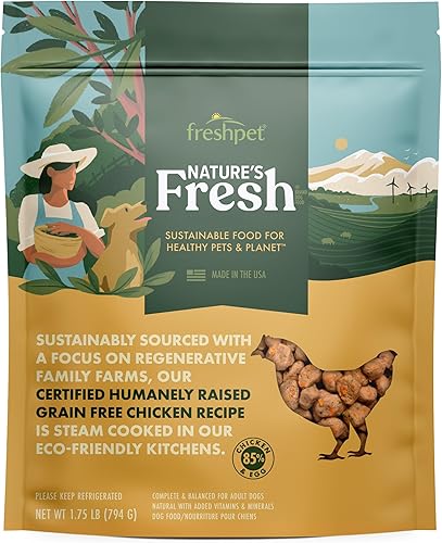 FreshPet Receta de pollo sin granos para perros, 1.75 libras