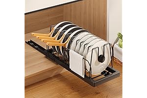 Pots and Pans Organizer Under Cabinet Pull Out