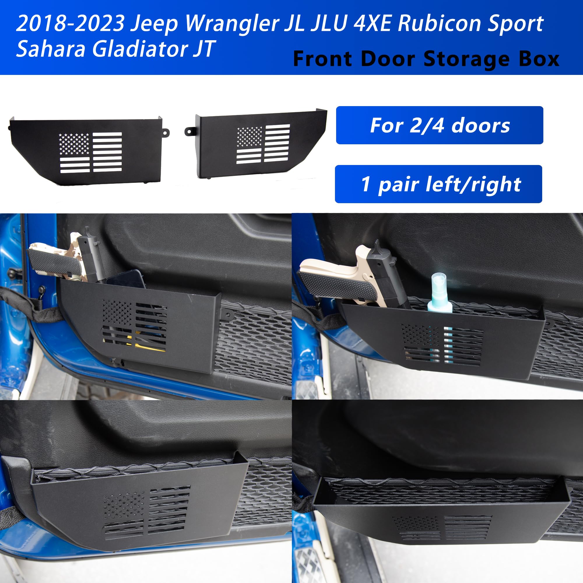 AZUTO Cup Holder For Jeep Wrangler (JL) / Gladiator (JT) Left-Side HG - View #5