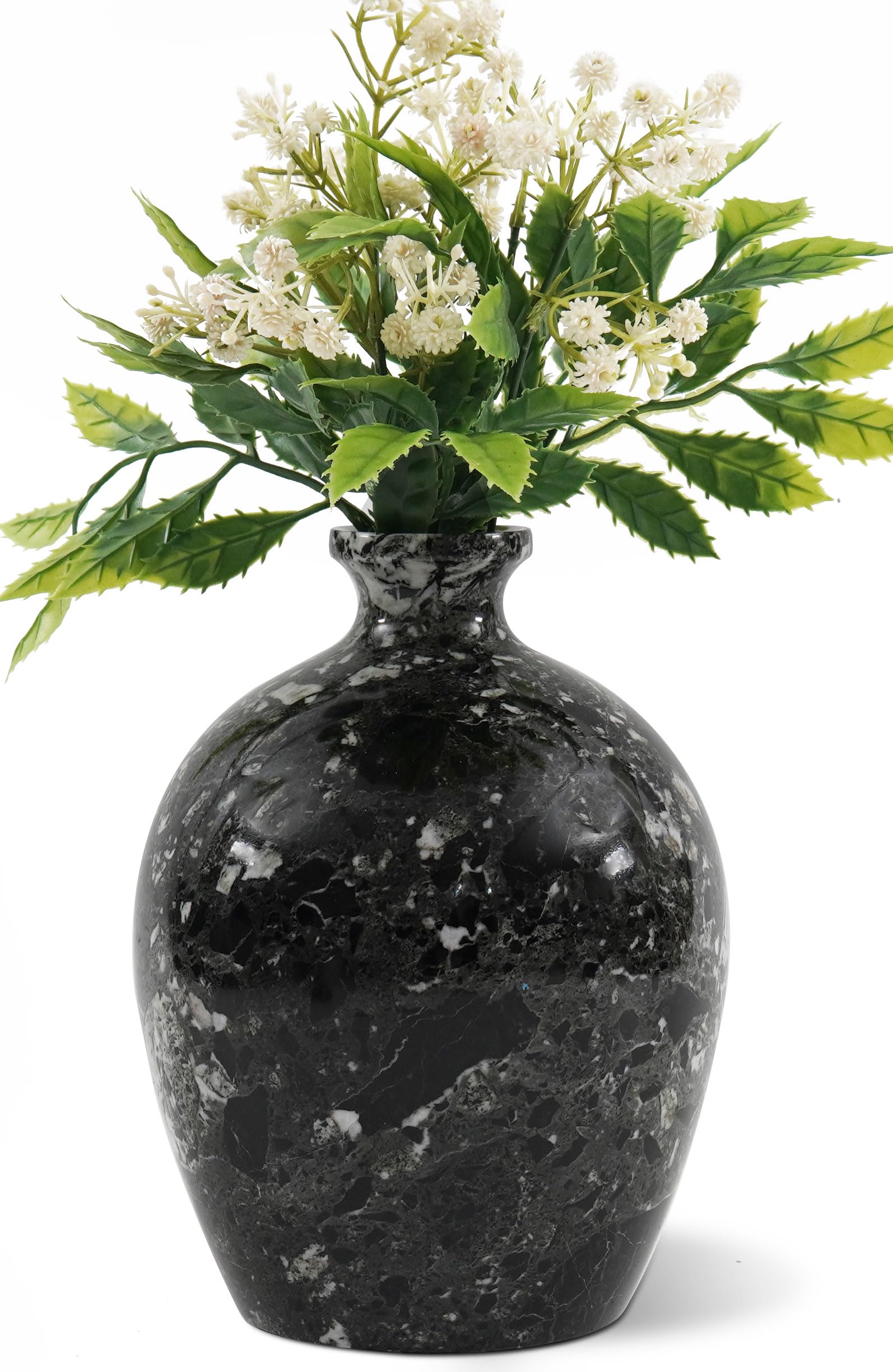 工芸品 Flower base marble color Amazon.com: Radicaln Marble Flower Vase 8
