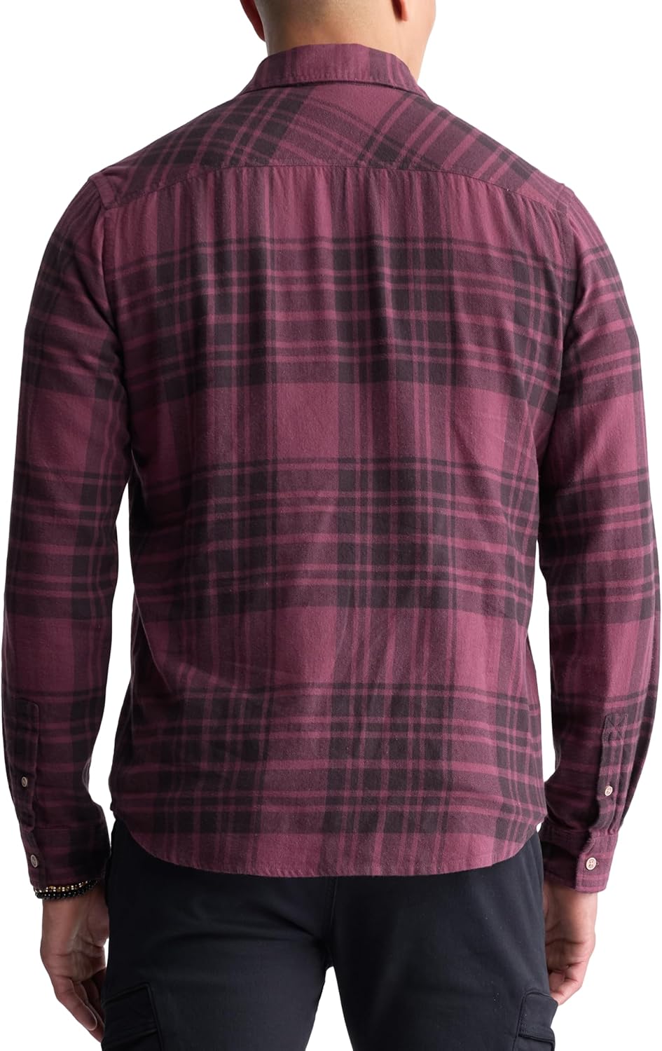 Buffalo David Bitton Mens Long Sleeve Plaid Button Down - Image 3