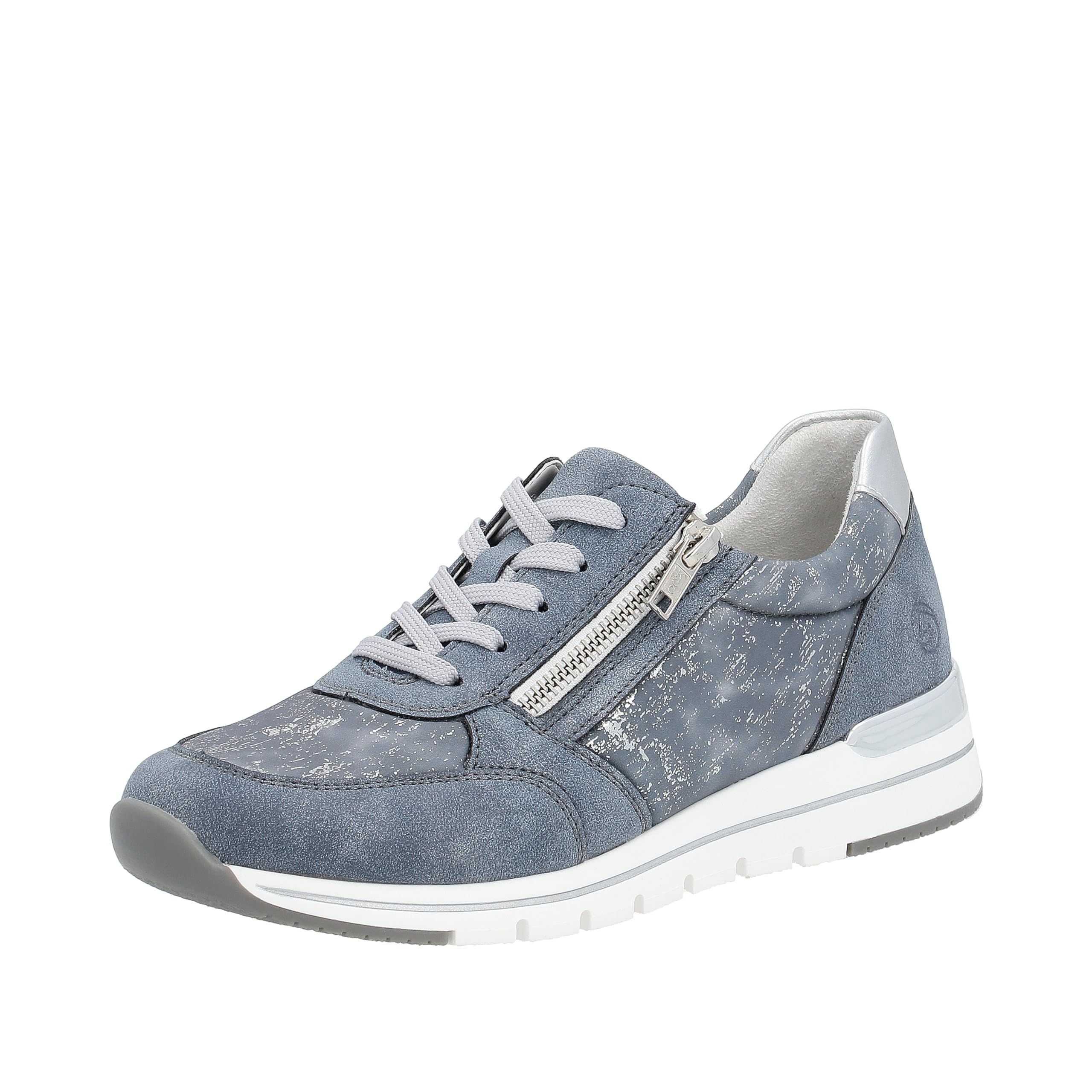 Remonte Women's R6700 Trainers, Adria/Lightblue-Silver/Silver/13, EU 42, Adria Lightblue Silver 13, 9 UK
