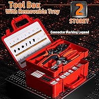 Vista 7 de Herramienta de Crimpado PEBA y Kit de Conectores JST - 24 Tipos de Conectores JST-PH de 2.0 mm & Pines de Crimpado, Carcasas y Contactos JST-XH &