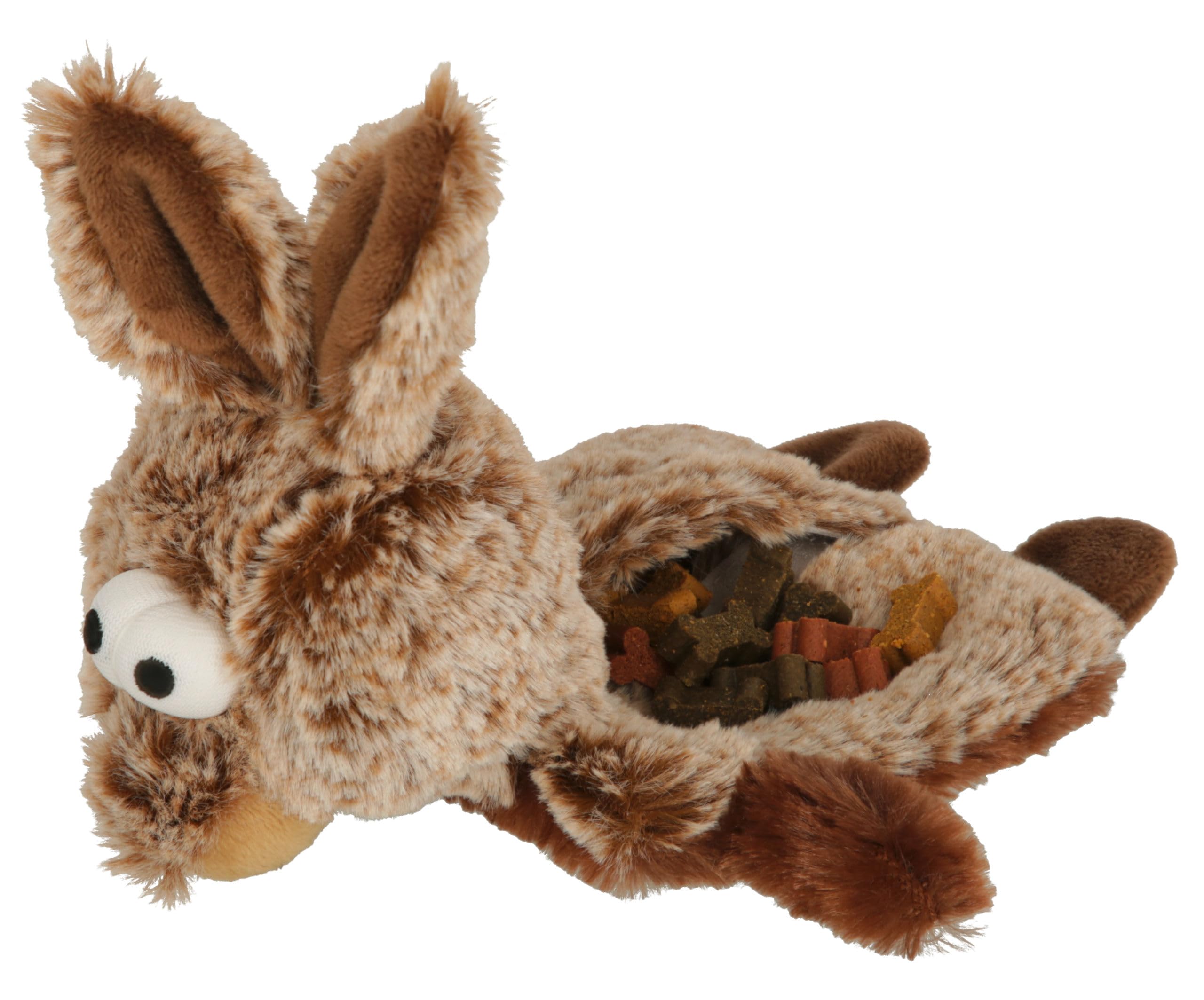 Kerbl Pet Snackdummy - Coniglio in Peluche, 25 x 15 cm
