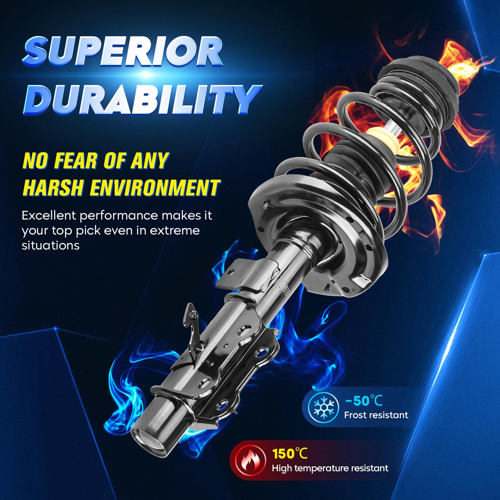 リーフスプリング・ショックアブソーバー・コイルスプリングセット 4X コイルスプリングゴムスリーブ車の自動車ユニバーサル