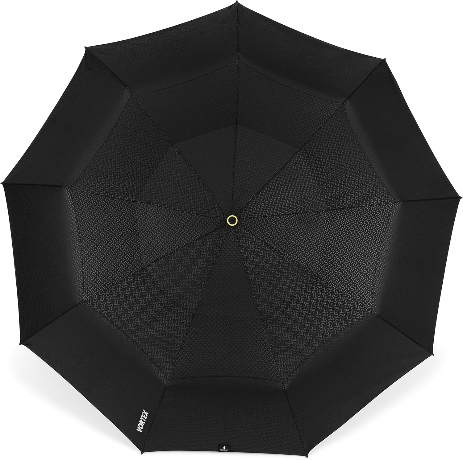 ShedRain Vortex Automatic Compact Folding Travel Umbrella – Push-Button Open & Close, Vented Double Canopy, Protects from Rain, Sun, & Wind