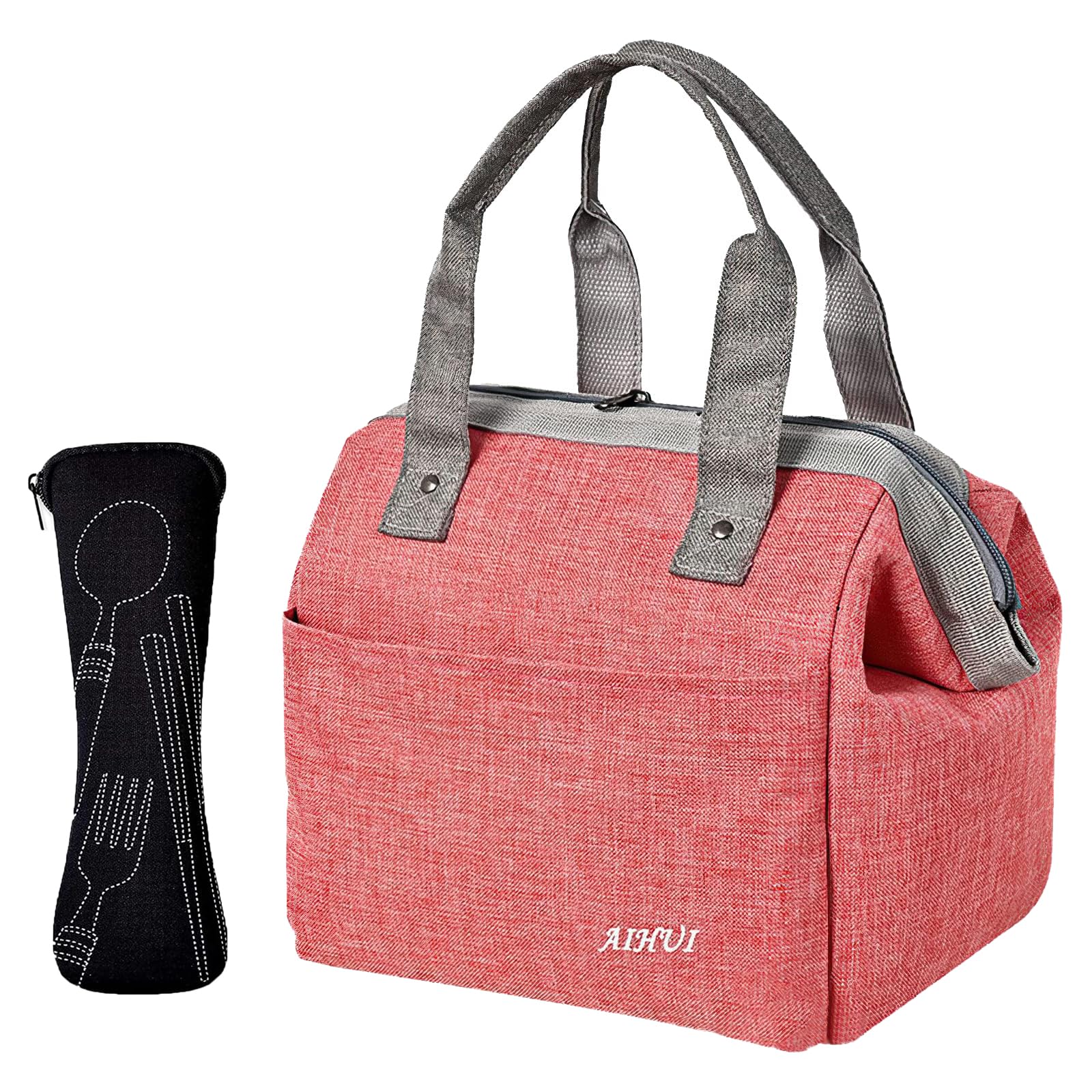 Borsa per il pranzo isolata per donna Uomo Borsa termica grande Borsa