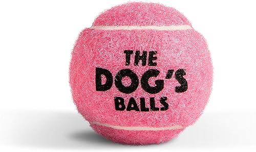 Miniatura 8 de The Little Dog's Balls, pelotas de tenis para perros, paquete de 6 unidades, juguete fuerte para entrenamiento de agilidad, entrenamiento de