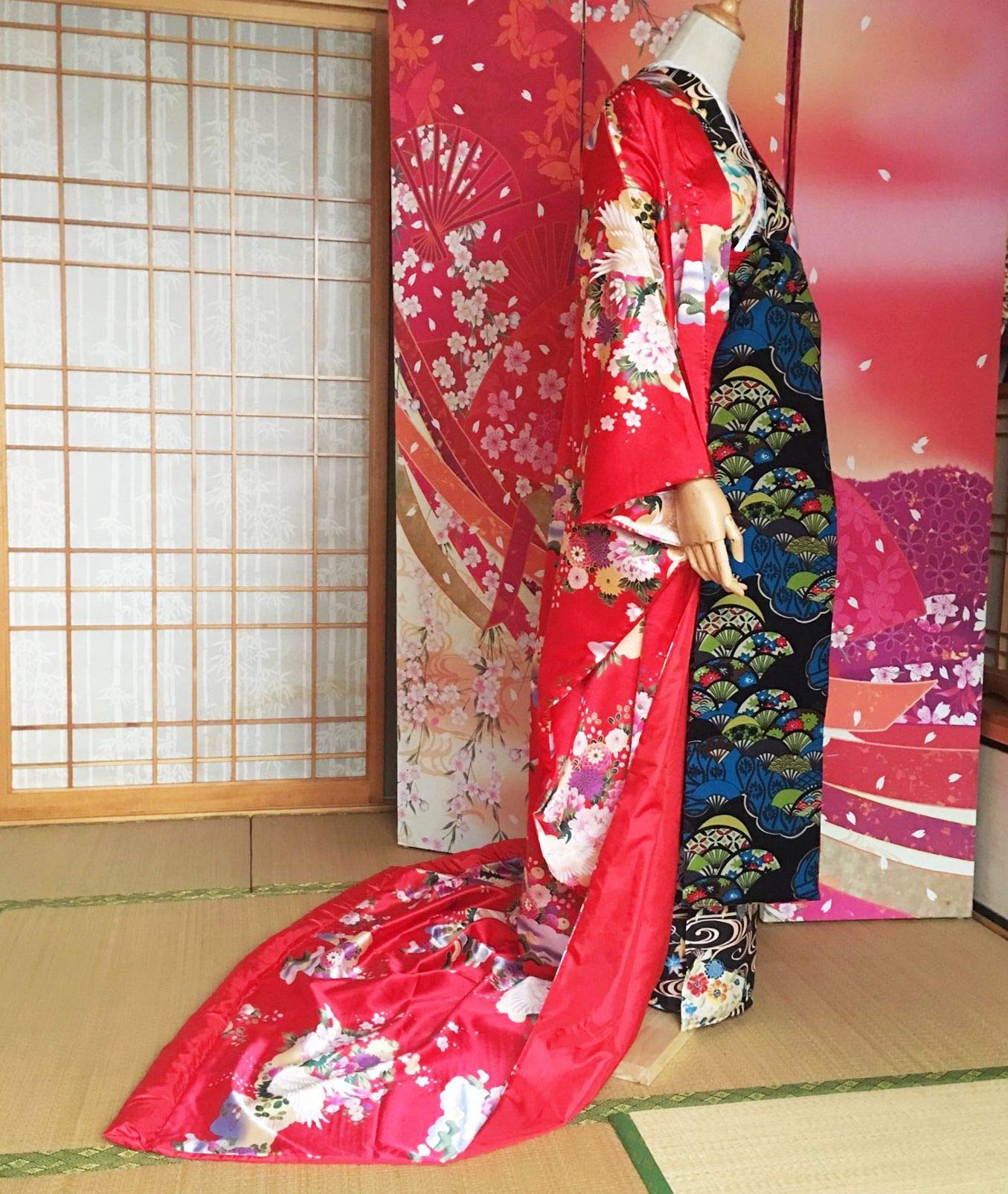 ☆コレクション・上品で高級感漂う 和工房れおん・のれん 歌舞伎着物