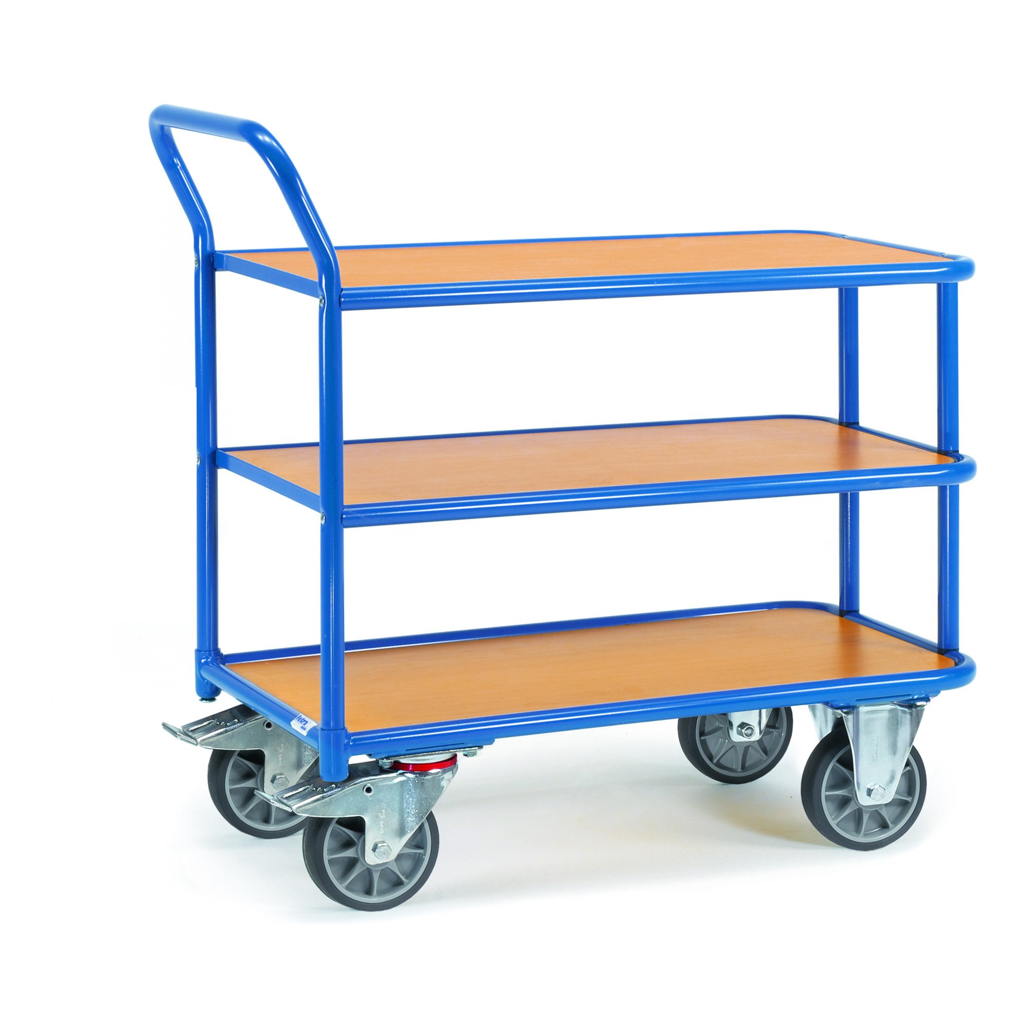 Fetra Transportgeräte mtpgcc3p3 Wagen mit Ablage, 300 kg, 3 Bücherregal, 970 mm x 505 mm x 960 mm Dimension