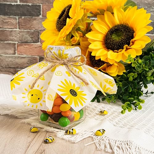 Miniatura 48 de 100 piezas de papel de cera de Navidad para alimentos, hojas de papel de cera, papel de delicatessen, envoltura de sándwich, envolturas de galletas