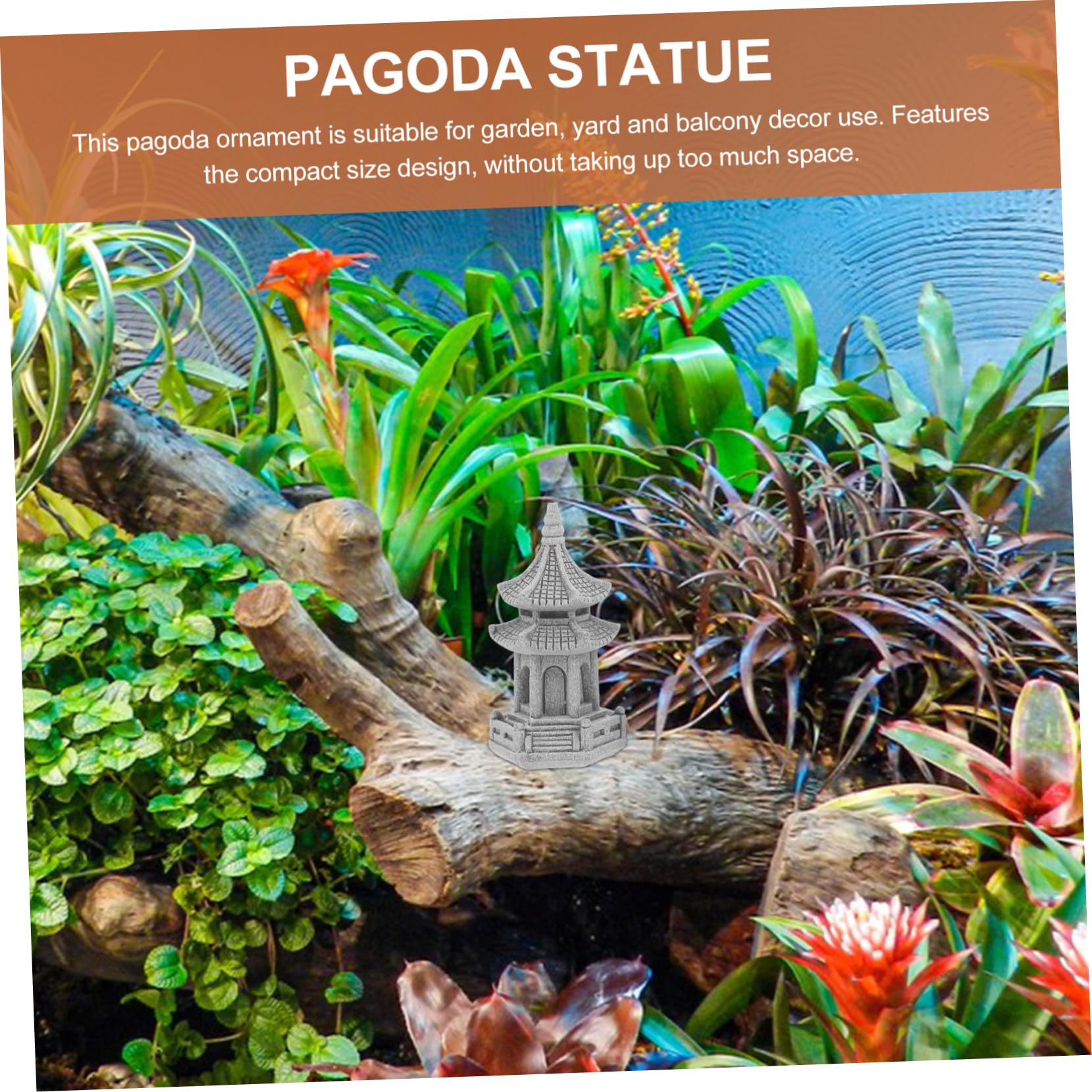 BESPORTBLE 15stücke Miniatur Pavillon Deko Für Garten Kunstvolle Statuten Für Bonsai Landschaftsdesign Langlebig Und Einzigartig Für Innen Und Außendekoration