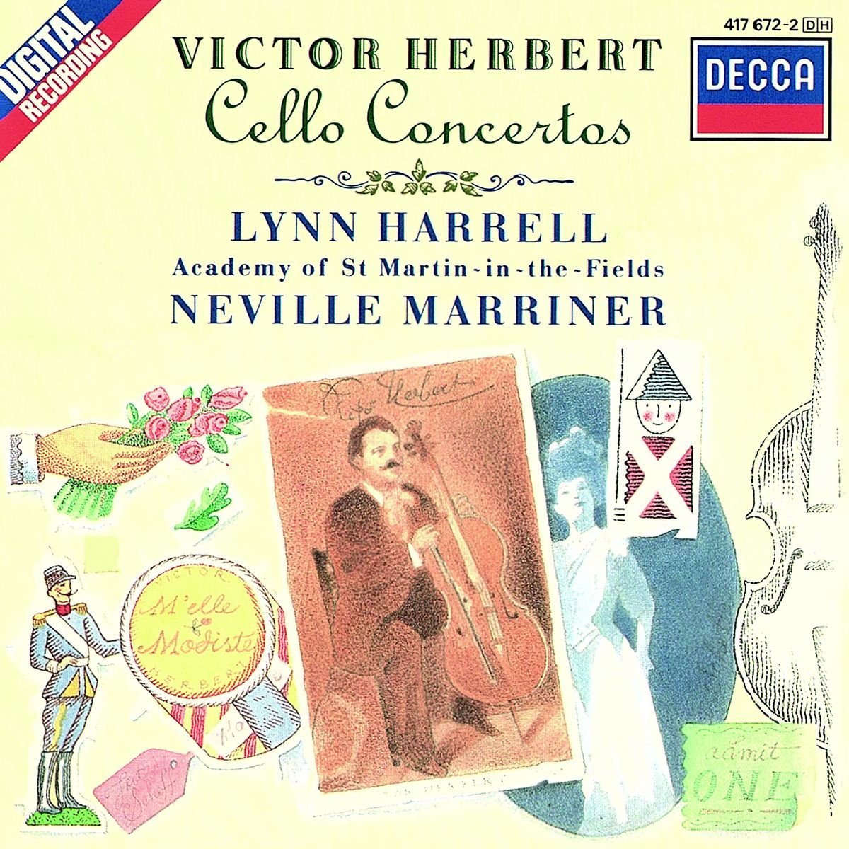 Herbert: Cello Concertos; Lynn [Audio CD] Academy of st. Martin in Pe Fields; Marriner, Sir