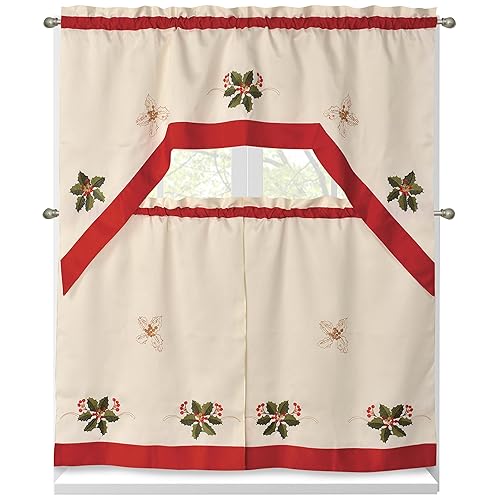 Kitchen Christmas Curtains Amazon Com