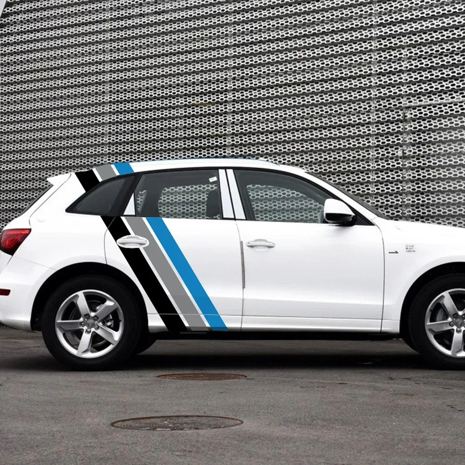 Naklejka na boki samochodu Auto Vinyl Wrap Racing Grafika Naklejki Samochody, Pasuje do BMW Audi KIA Honda Toyota