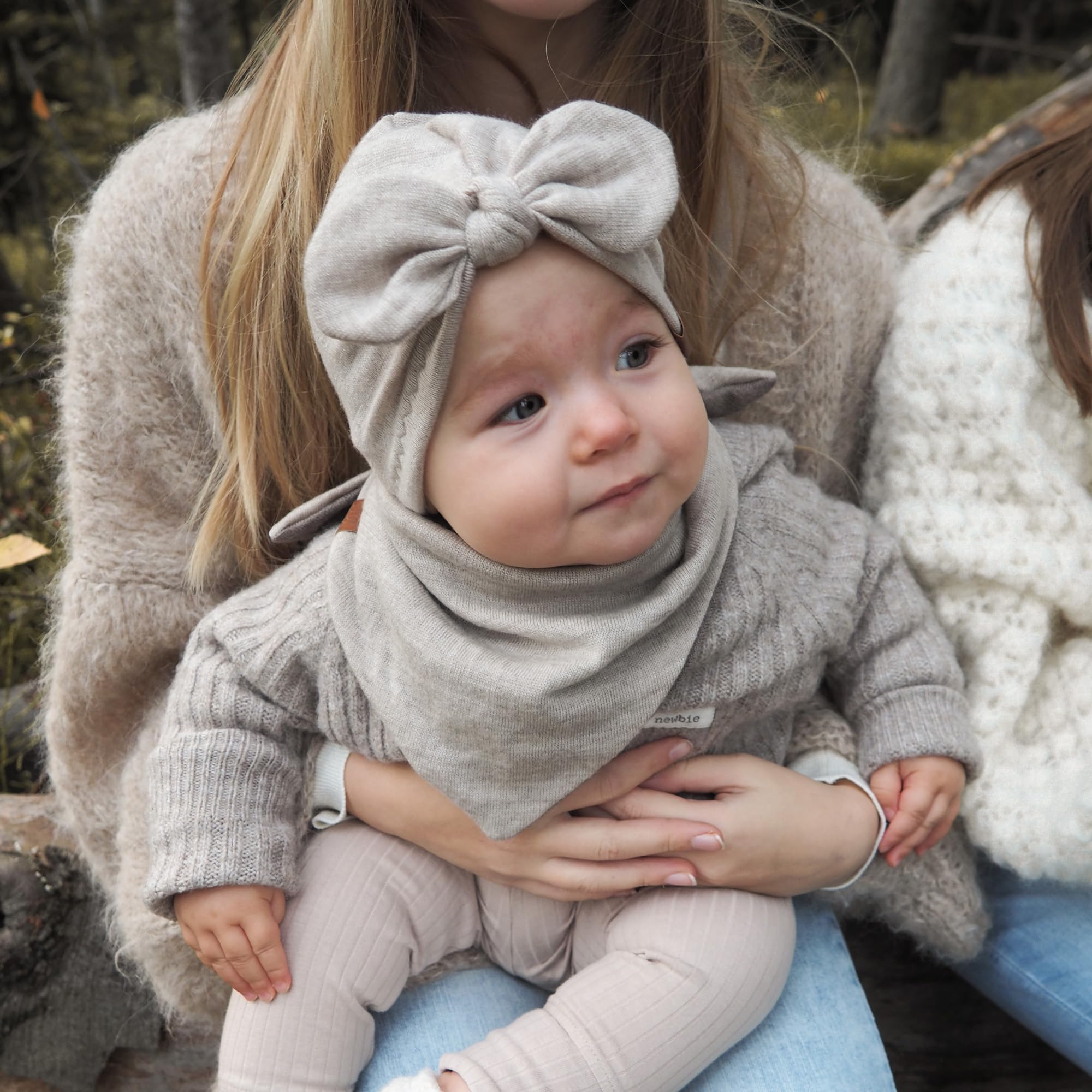 MayLily - Halstuch Merinowolle - Halstücher - Dreieckstuch - Unisex Baby Halstuch - Unisex Kinder Schal - Bindetuch Kopftuch - Mädchen Junge Baby -