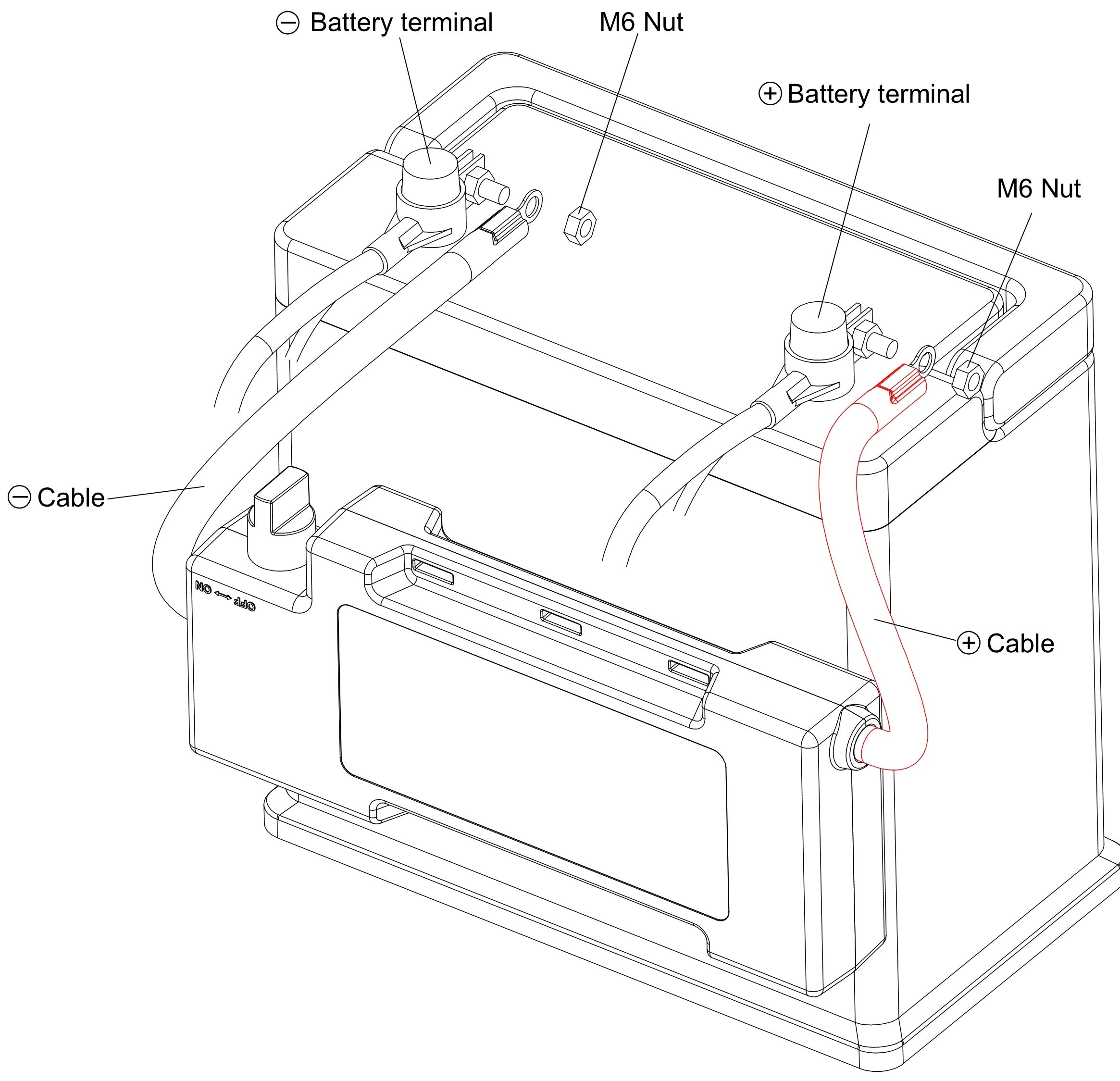 UCB45030, 15 Volts 90 Farads Cold Weather, Start &Stop Ignition