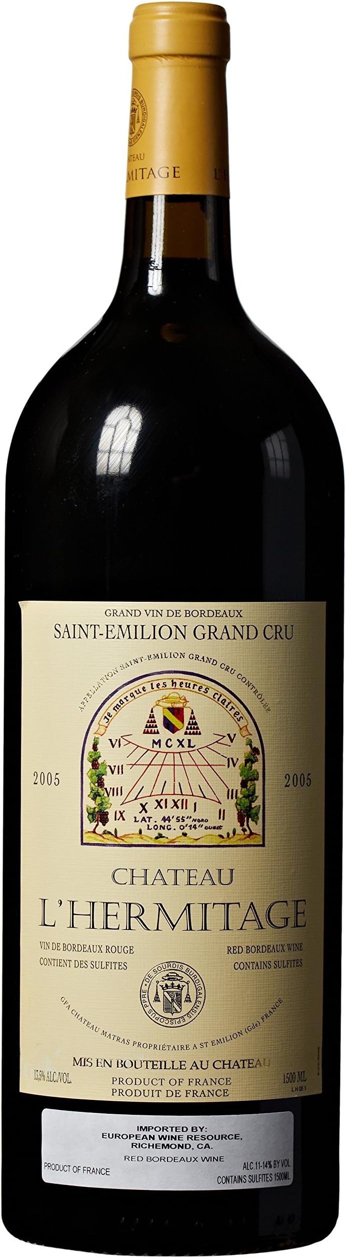 2005 Hermitage, Bordeaux 1.5 L