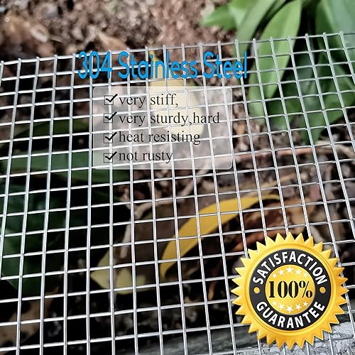 Miniatura 10 de Valchoose - Paquete de 2 304 bonitos y resistentes de 12 x 24 pulgadas 12205in x 24016in 5 pantallas de malla de alambre de malla pantalla de malla