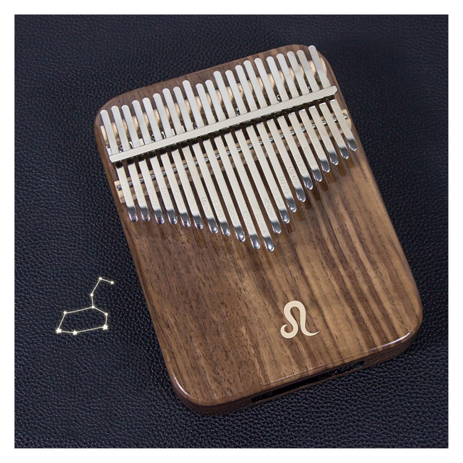 Kalimba Kalimba mini mały instrument muzyczny 21-tonowy instrument muzyczny w kształcie konstelacji czarnego orzecha