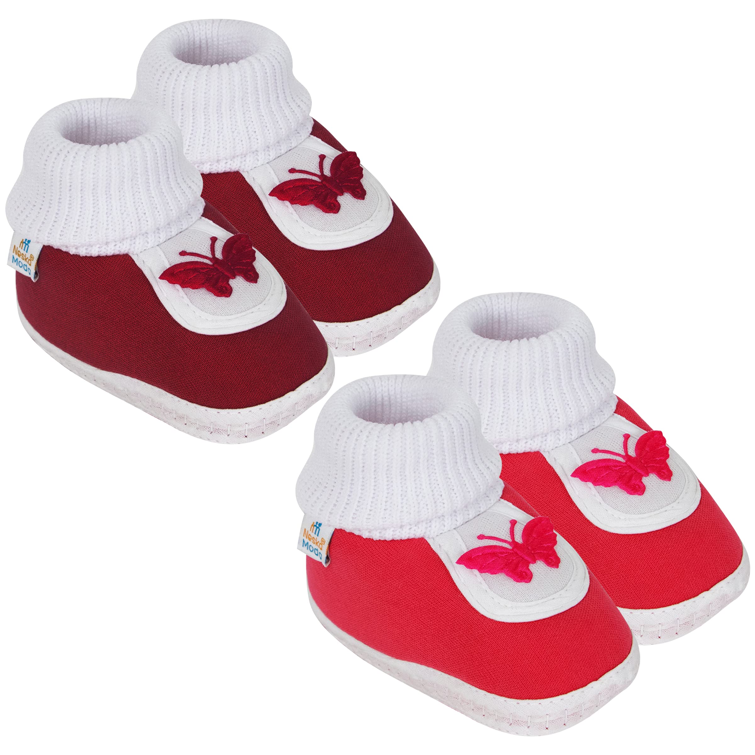 See full amazon price history chart for Neska Moda Set of 2 Pair Baby Boys & Baby Girls Butterfly Cotton Booties For 12 to 18 Months (Maroon,Red) -BT1152andBT1156 Neska Moda Set of 2 Pair Baby Boys & Baby Girls Butterfly Cotton Booties For 12 to 18 Months (Maroon,Red) -BT1152andBT1156 (B09TW8QFD2) Amazon Price History, Amazon Price Tracker